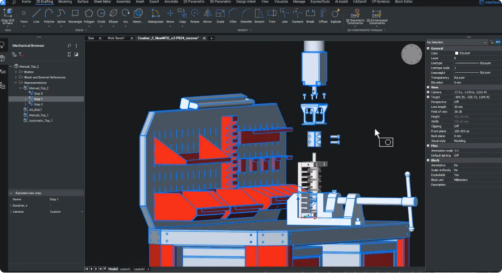 BricsCAD Mechanical Software