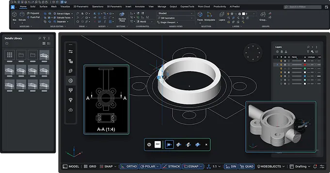 BricsCAD Software Interface by Advait Solution