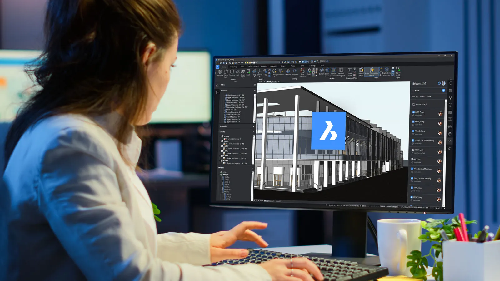 BricsCAD Lite 2D CAD software interface